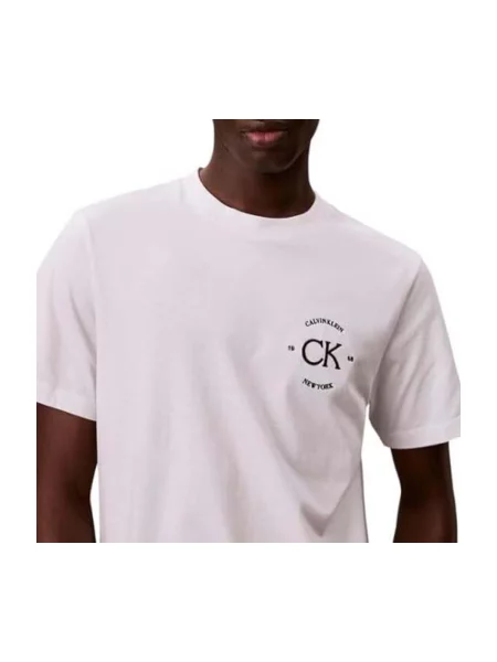 Tricou Calvin Klein Jeans alb