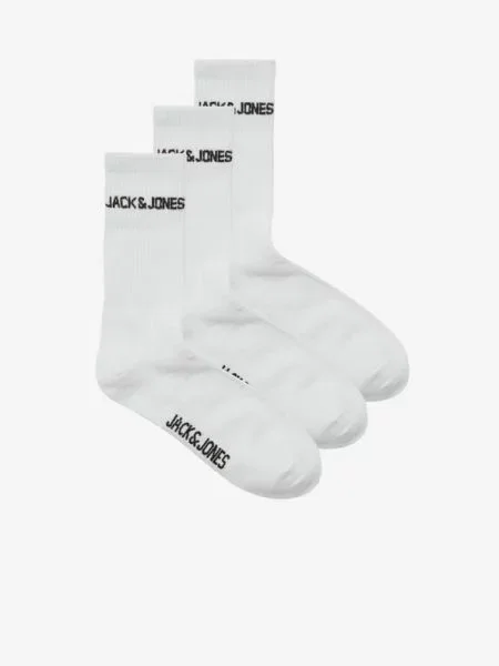 Κάλτσες Jack & Jones λευκό