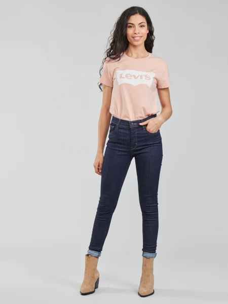 Skinny fit džínsy Levi's 720 skinny fit modrá