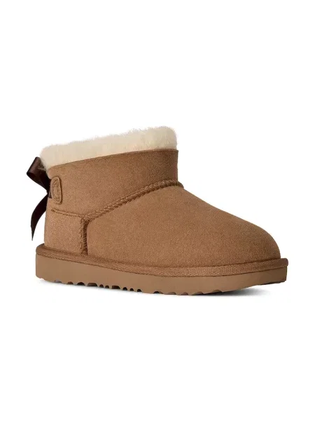UGG снігові чоботи дитячі замшеві ULTRA MINBAILEY BOW