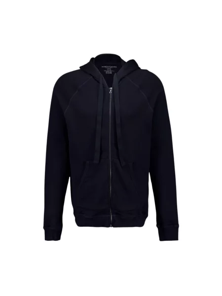 Bluza z kapturem Majestic Filatures z kapturem niebieska