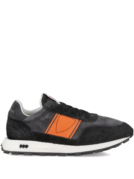 Sneakerși Philippe Model Paris din piele de căprioară gri