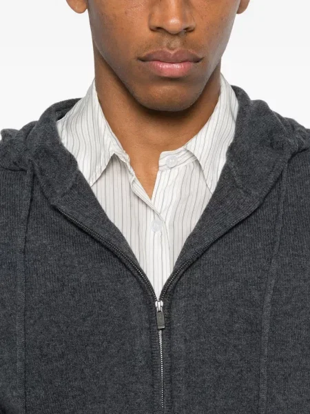 Cardigan Mc2 Saint Barth cu glugă gri