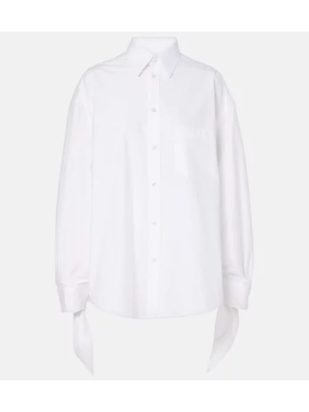 Cămașă Balenciaga din poplin alb