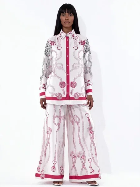 MSN Collection Obleka za doma Zweiteiliges Set mešane barve