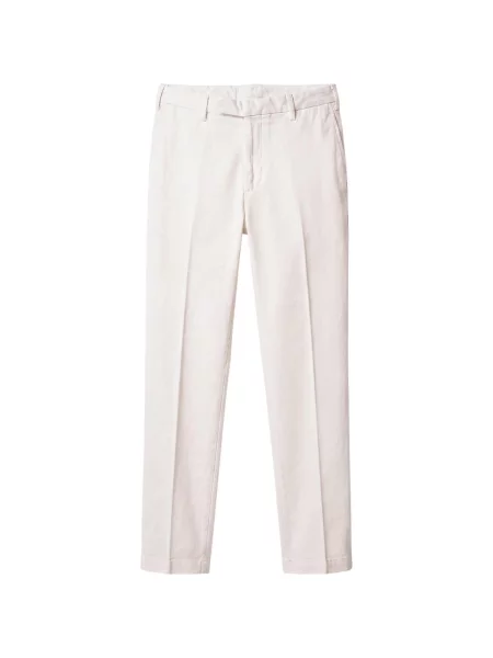 Pantaloni chino Borghese elegante alb