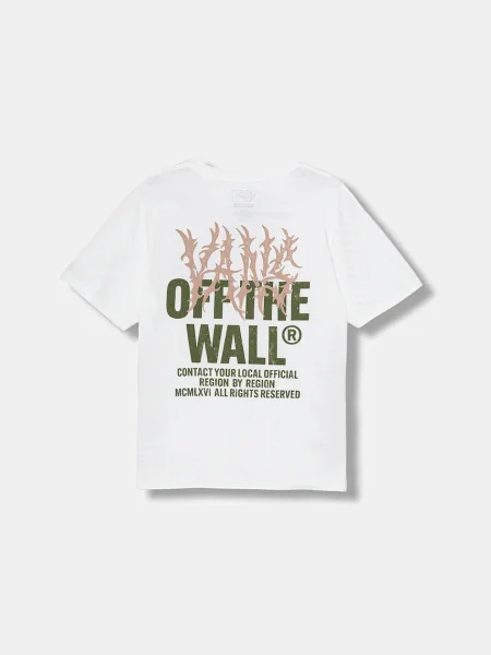 Vans tričko Metal Wall SS bílé
