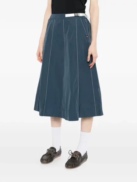 Spódnica Sport B. By Agnès B. z łatami w kształcie litery A niebieska