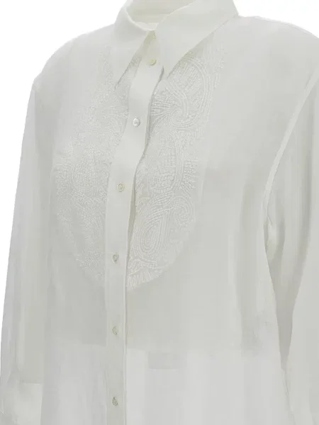 Haftowana koszula True Royal biała