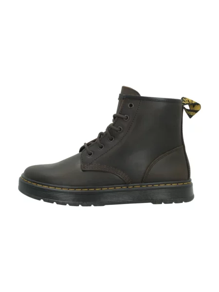 Botki Dr. Martens skórzane brązowe