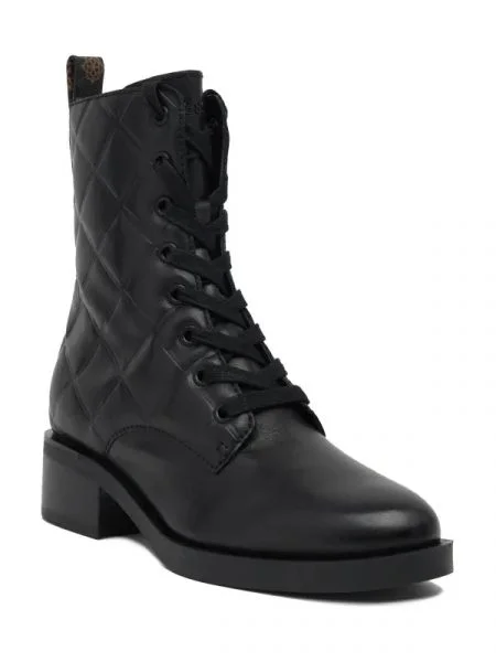 Guess De piele botine TAELIN negru