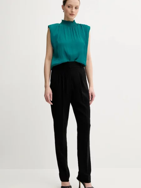 Блузка Morgan OFLIP однотонна OFLIP зелений