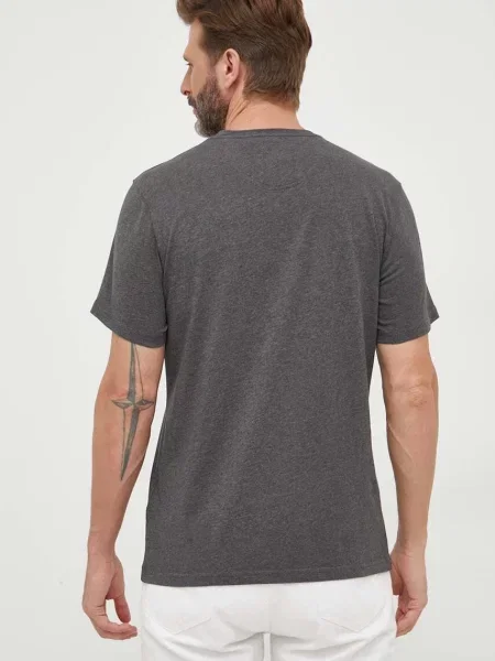 Barbour t-shirt szara