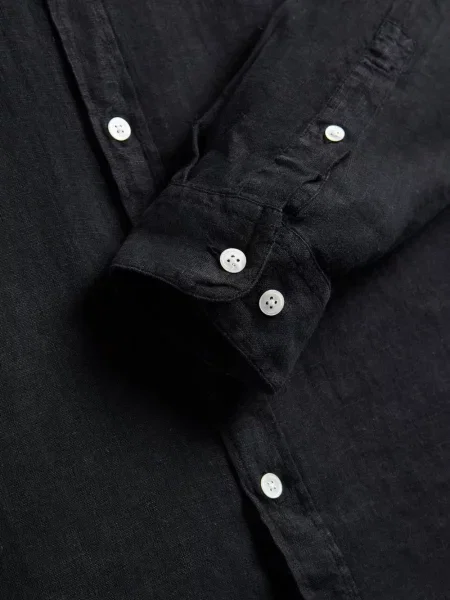 Cămașă Portuguese Flannel de flanelă negru