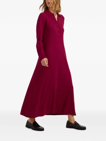 Rochie maxi Chinti & Parker în linie A roz