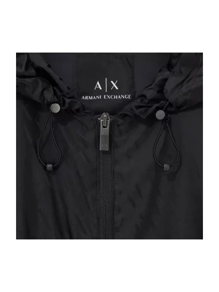 Armani Exchange prechodná bunda pánska čierna