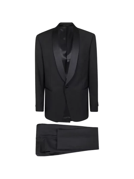 Costum Lardini cu rever albastru