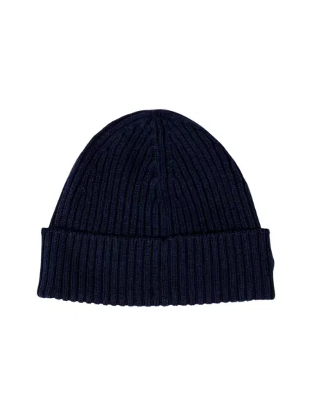 Czapka zimowa Lacoste navy blue niebieska