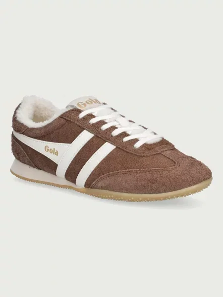 Gola Sprinter Summit Trainer sneakers pentru femei din piele întoarsă maro