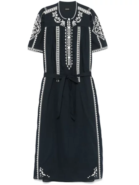 Rochie midi Zadig&voltaire până la genunchi de costum albastru