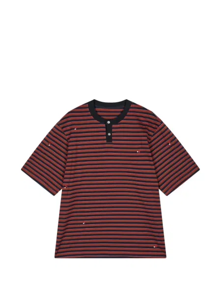 Tricou Croquis cu broderie roșu