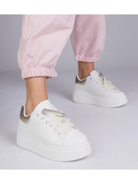 Sneakerși Marka Niezdefiniowana alb
