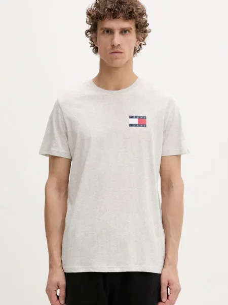 Koszulka Tommy Hilfiger z krótkim rękawem szara