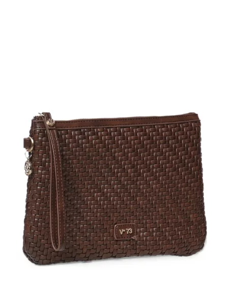 Clutch V°73 καφέ