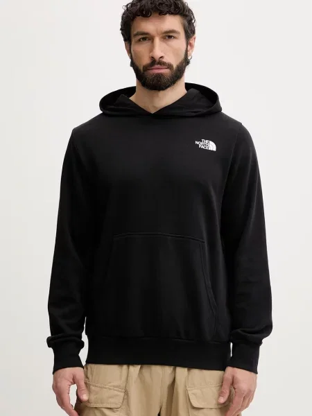 The North Face кофта з капюшоном з бавовною MONTE