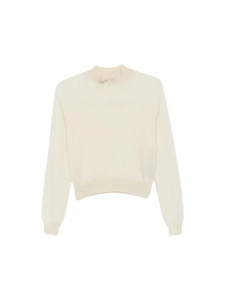 Sweter z golfem Tom Ford beżowy
