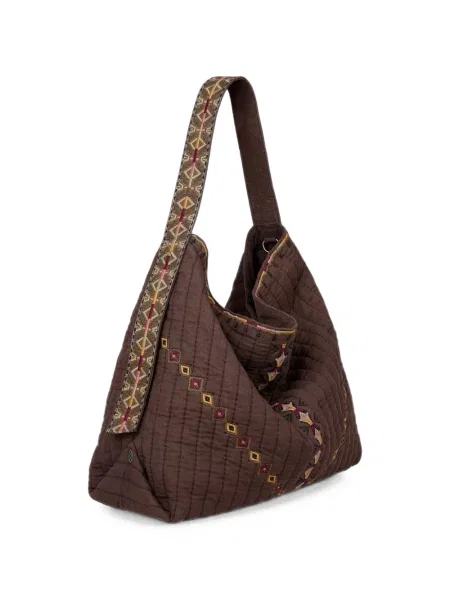 Matlasat geantă shopper Ba&sh maro
