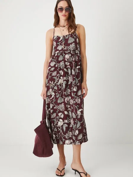 Obleka Medicine bordo