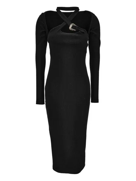 Rochie din denim Versace Jeans Couture de costum negru