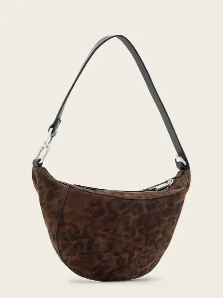 Geanta hobo Allsaints din piele maro