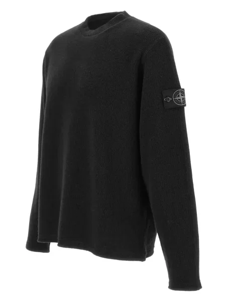 Pulover Stone Island cu strasuri negru