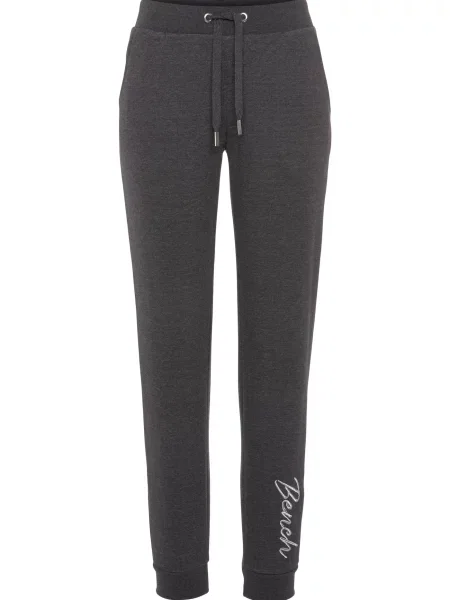 BENCH Spodnji del pižame antracit bela