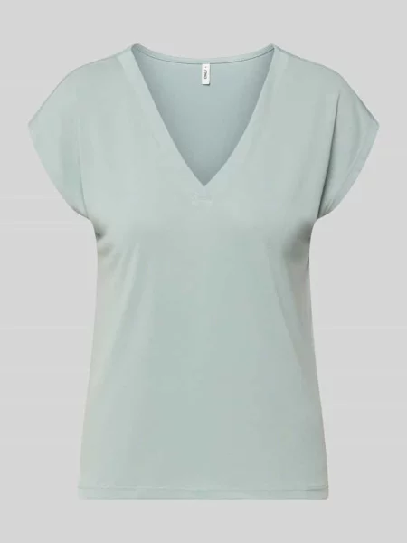 T-shirt o kroju loose fit z mieszanki modalu model FREE' Only