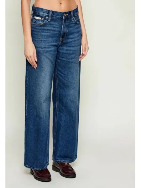 Blugi drepți Calvin Klein Jeans
