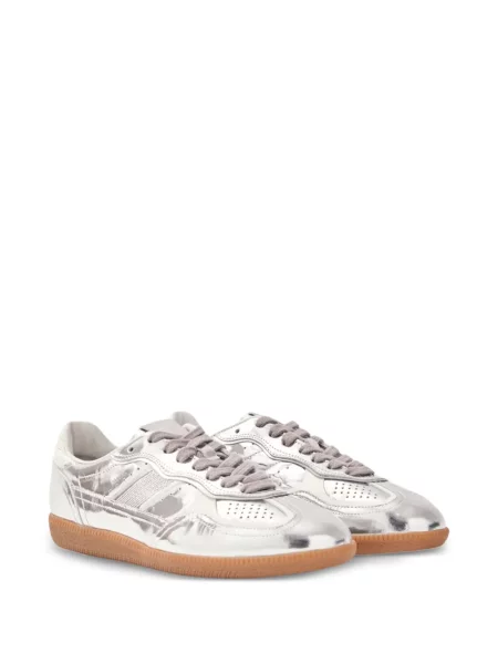 Sneakerși Alohas din piele gri