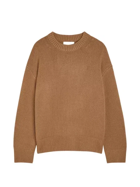 Пуловер Lisa Yang кафяво