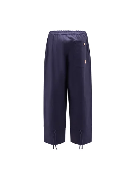 Spodnie Moncler niebieskie