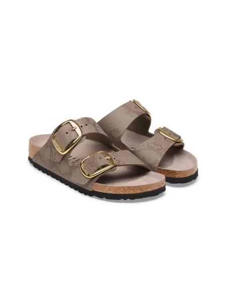 Birkenstock Șlapi Arizona Big Buckle cu adaos de piele | narrow fit bej