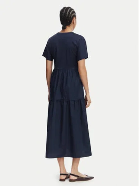 Weekend Max Mara ljetna haljina od pamuka CAPSULA plava