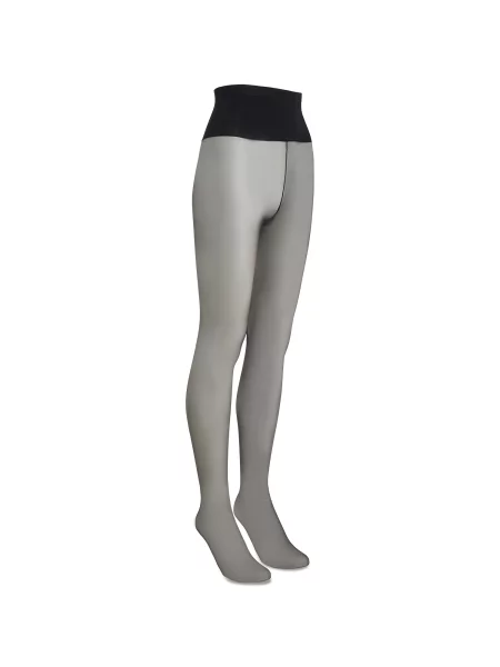 Karl Lagerfeld Șosete Strumpfhose mit Signature-Naht negru