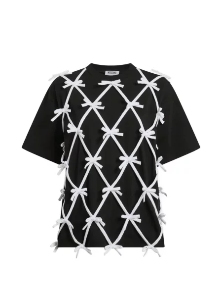 Tricou Moschino cu funde negru