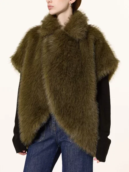 Sem Per Lei Kamizelka Ze Sztucznego Futra gruen