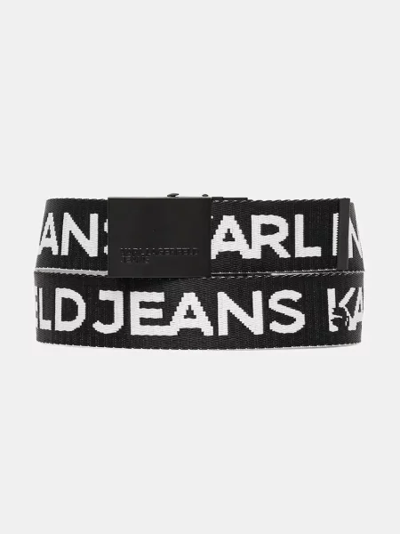KARL LAGERFELD JEANS Opasky čierna biela