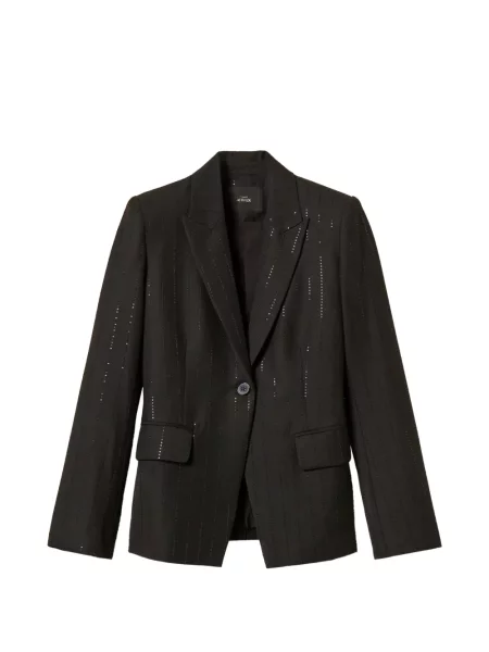 Sacou Twinset cu paiete negru