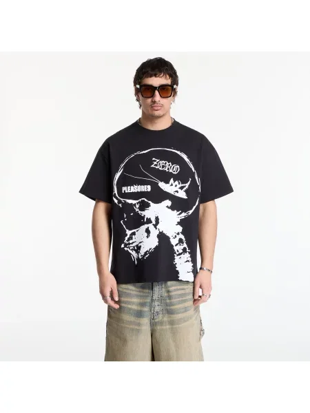 Tricou PLEASURES Roaches T-Shirt Black XL negru