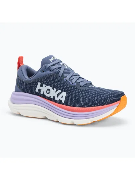 Дамски обувки за бягане HOKA anchor/grapefruit синьо